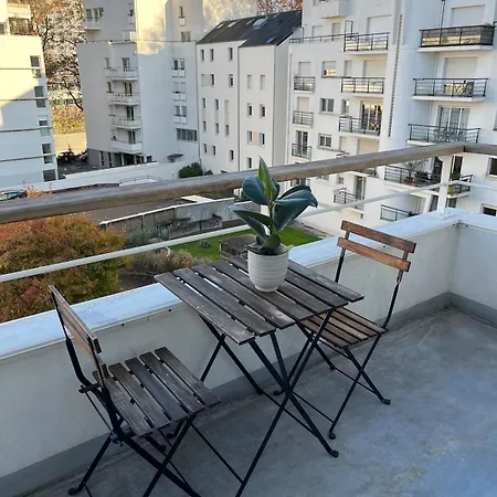 Joli Cozy, Balcon, Cite Des Congres, Gare Sud 아파트 낭트