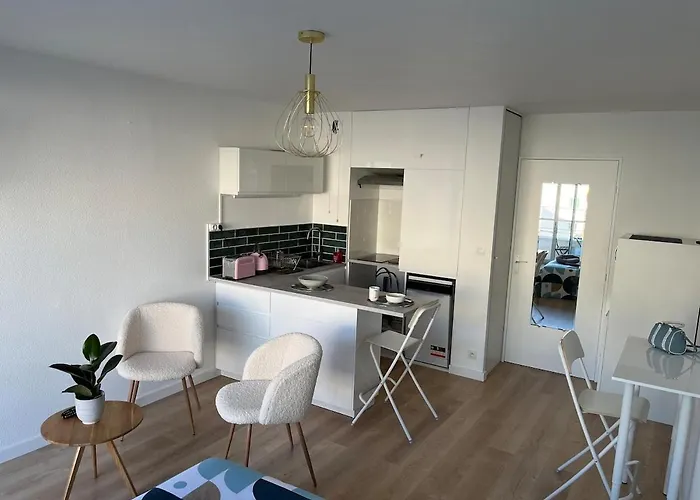 شقة Joli Cozy, Balcon, Cite Des Congres, Gare Sud نانت