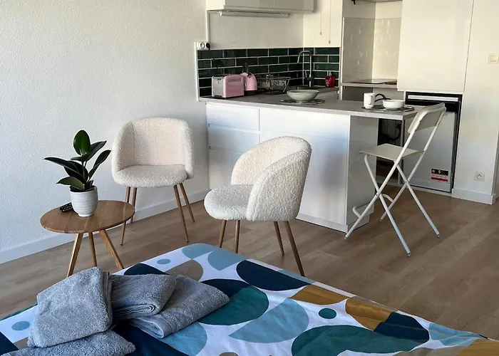 Joli Cozy, Balcon, Cite Des Congres, Gare Sud شقة