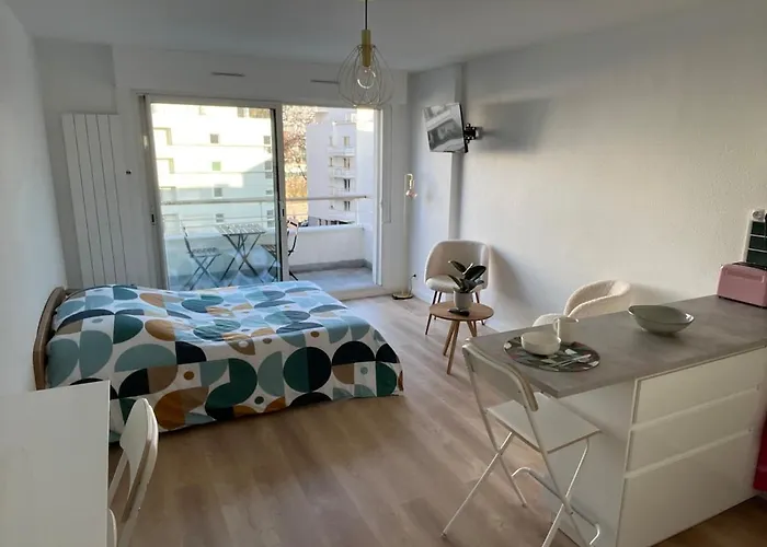 شقة Joli Cozy, Balcon, Cite Des Congres, Gare Sud