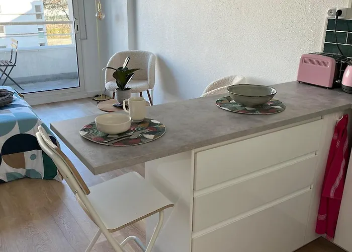 شقة Joli Cozy, Balcon, Cite Des Congres, Gare Sud نانت