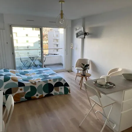 Apartment Joli Cozy, Balcon, Cite Des Congres, Gare Sud